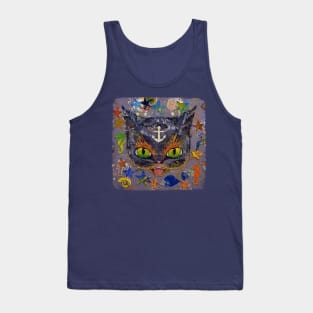 Cat Pirate Tank Top